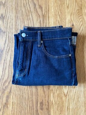 Muji Women’s Dark Blue Denim Jeans - Classic Straight Fit